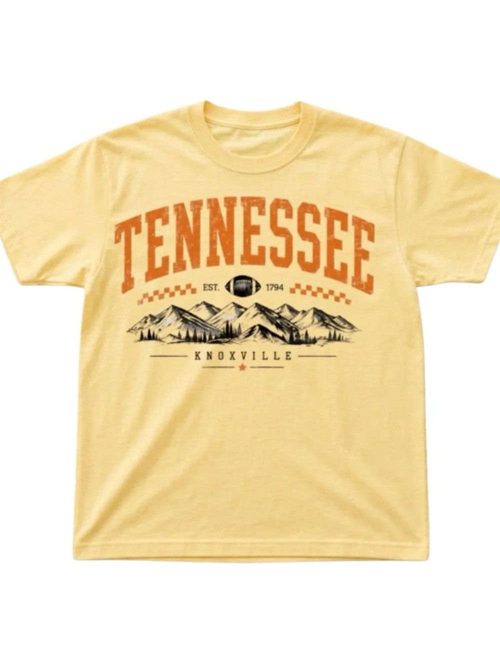 Yellow Tennessee Knoxville Graphic Tee